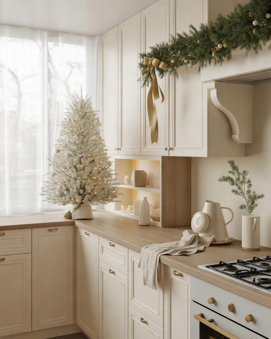 Decorate-With-a-Minimalist-White-and-Gold-Christmas-Theme