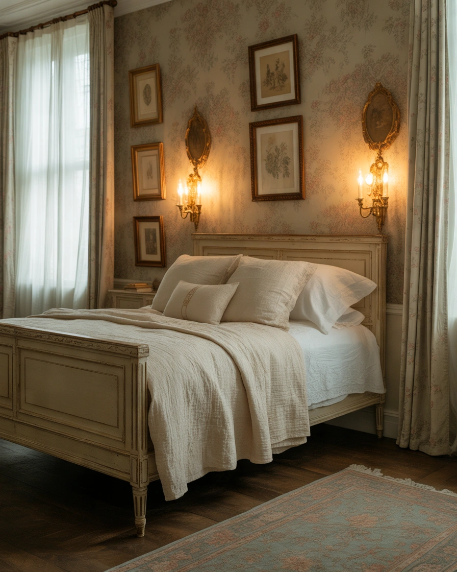Decorate with Vintage Floral Wallpaper