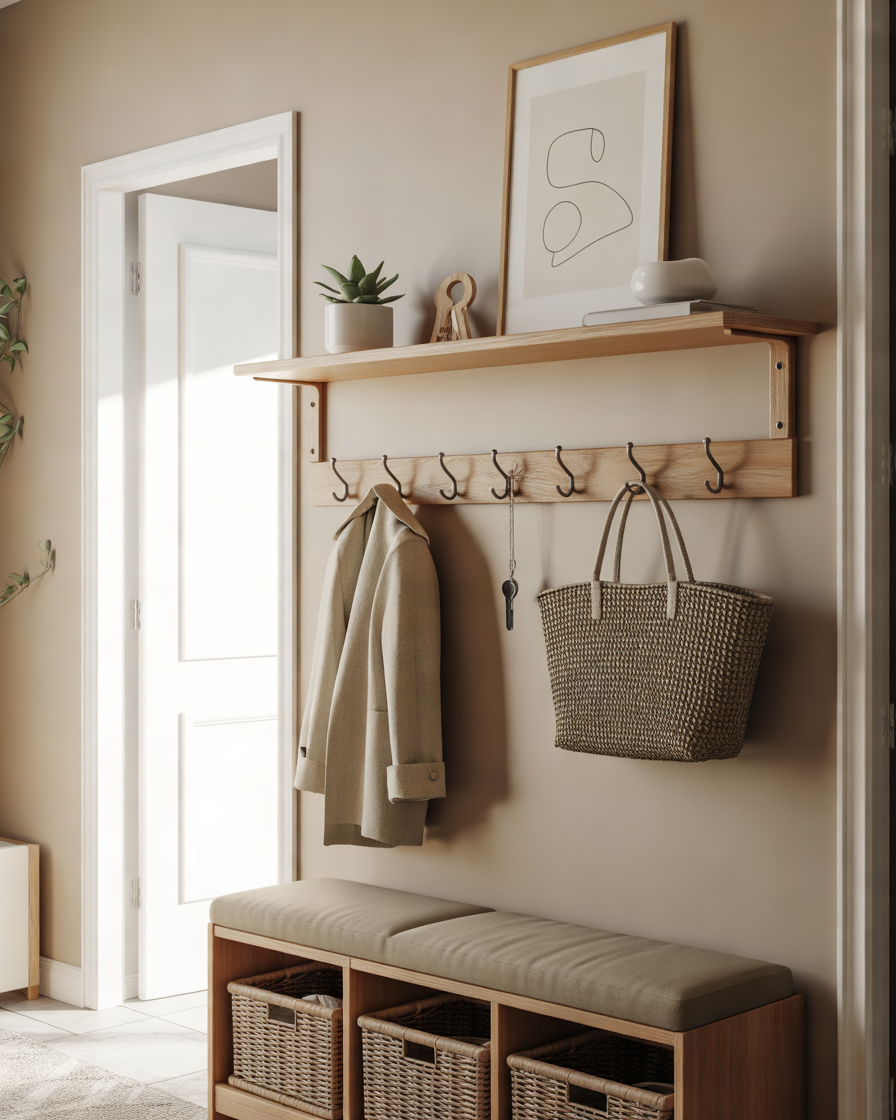Design-a-Functional-Entry-Wall-With-Stylish-Hooks-and-Floating-Shelves