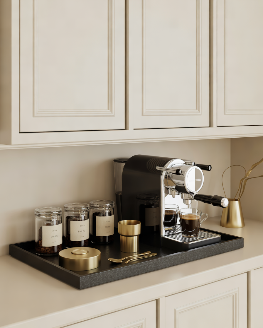 Elegant-Black-and-White-Dollar-Tree-Coffee-Bar