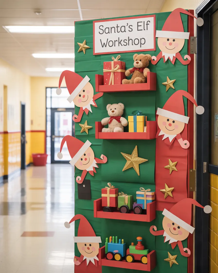 14 Classroom Door Christmas Decorations to Make Your Classroom Magical