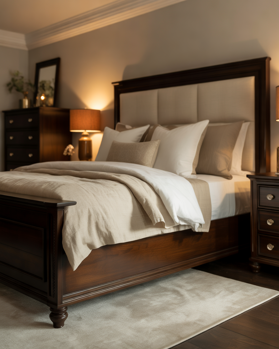 Espresso-Brown-and-Ivory-Bedroom-Furniture