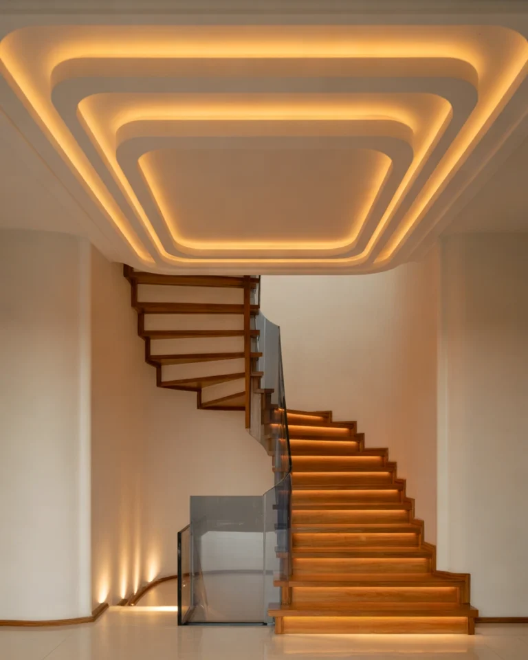 False Ceiling With Hidden LED Lighting