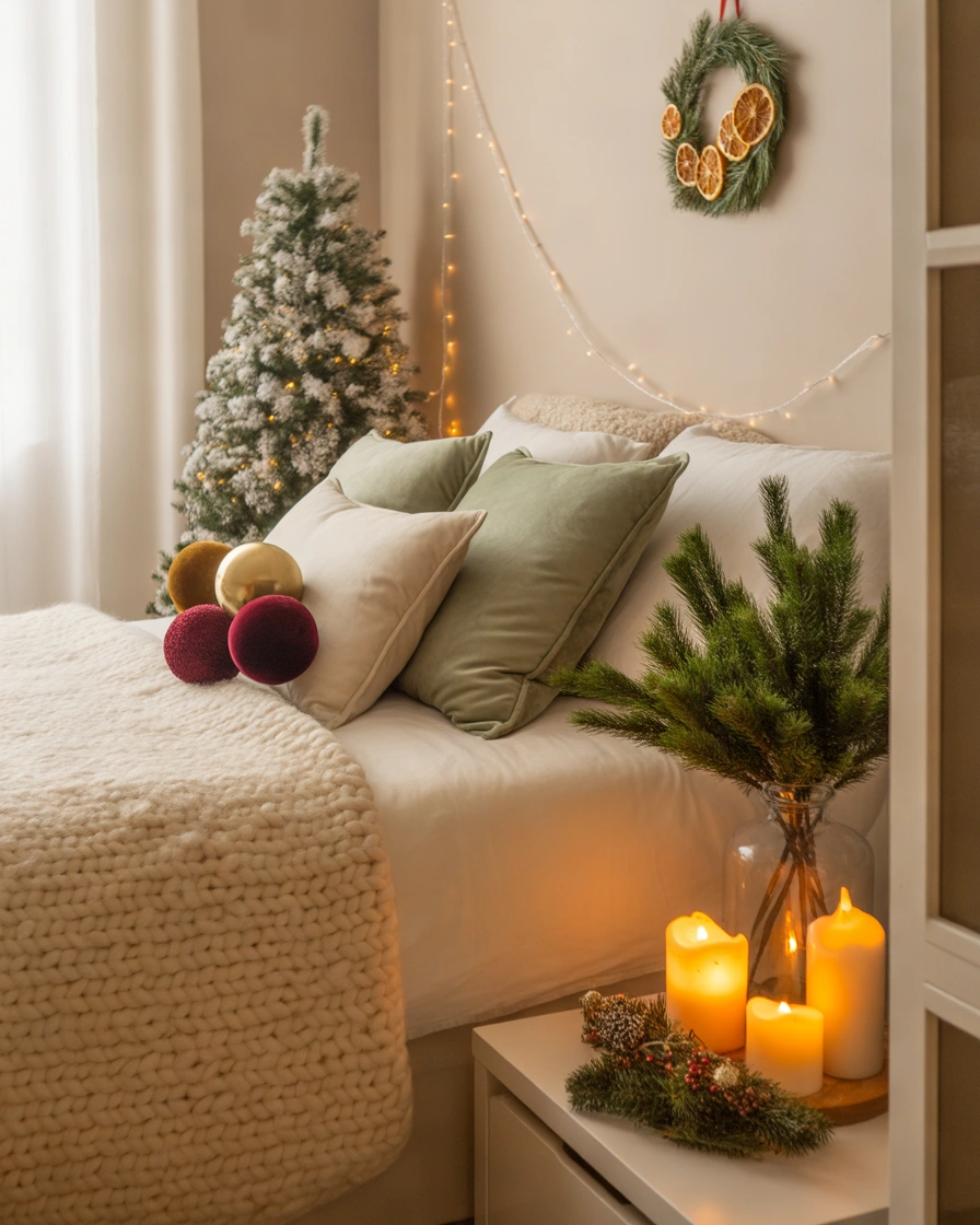 Finish the Room With Cozy Christmas Details