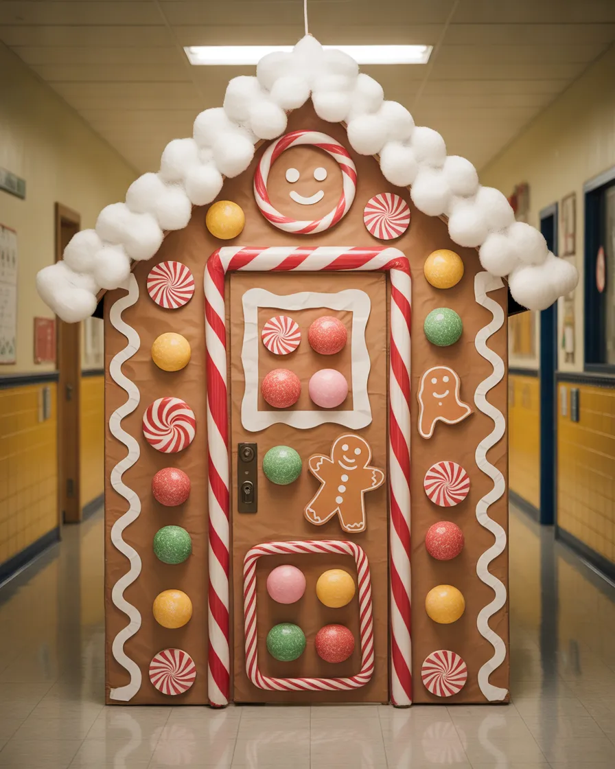 Gingerbread-House-Classroom-Door-Decoration