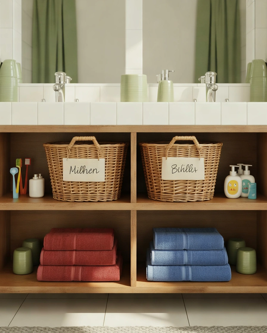 Give Each Child Their Own Storage Basket