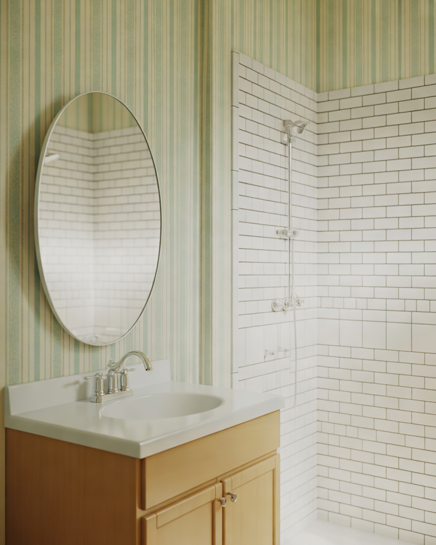 Green-Marble-Effect-Bathroom-Wallpaper