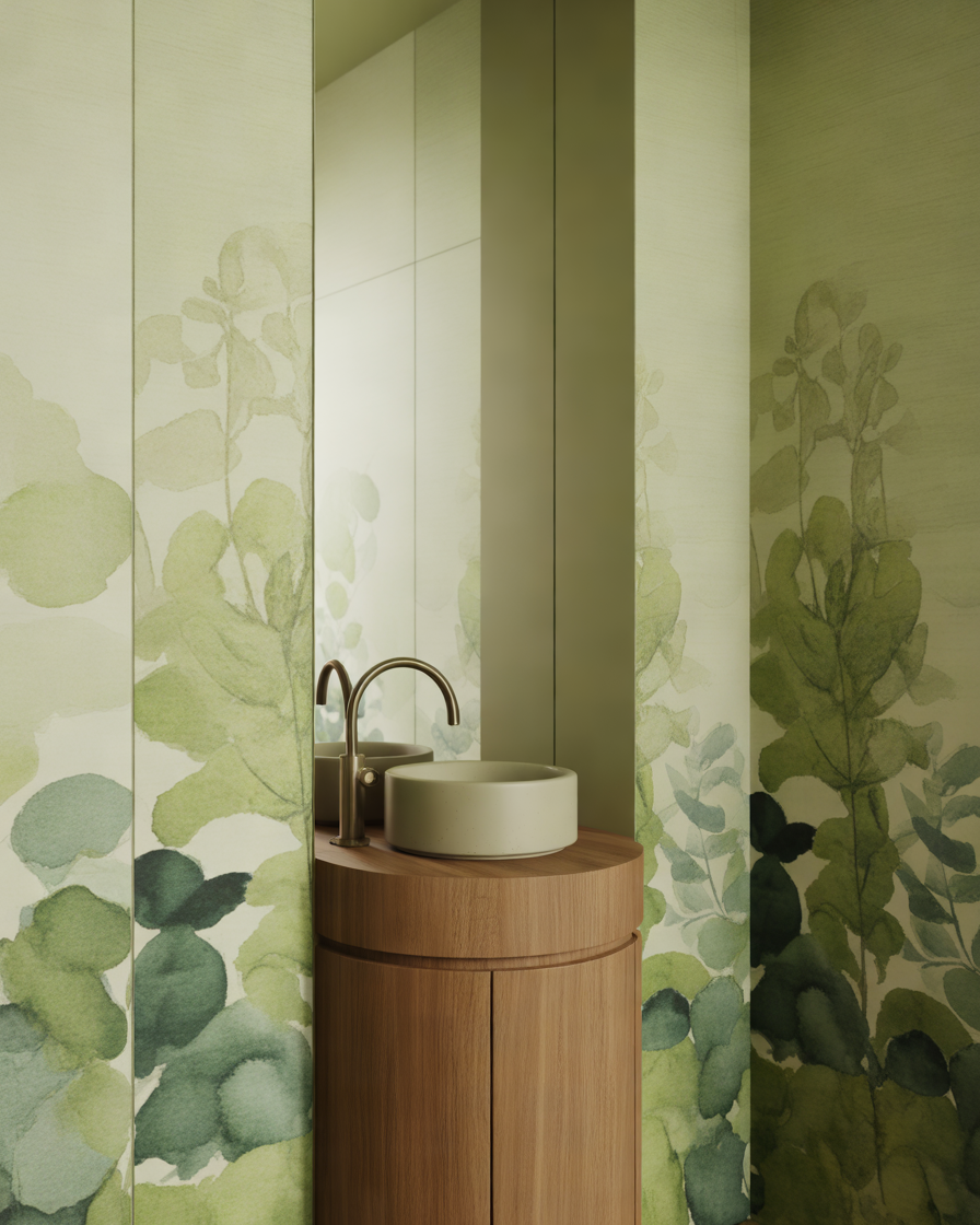 Green-Watercolor-Bathroom-Wallpaper