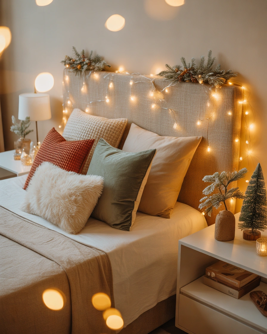 Hang Warm Fairy Lights Around the Bedroom