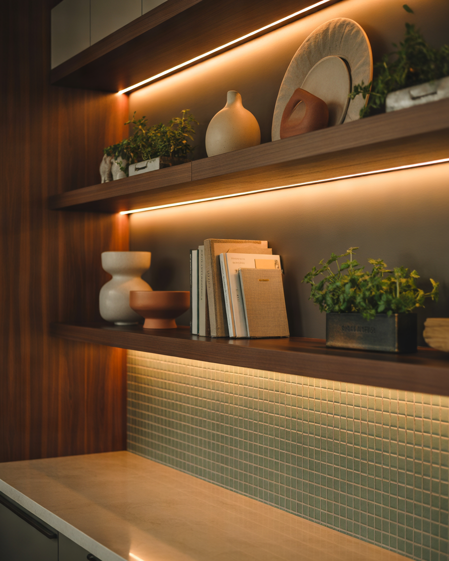 Highlight-Kitchen-Shelves-With-Decorative-Lighting