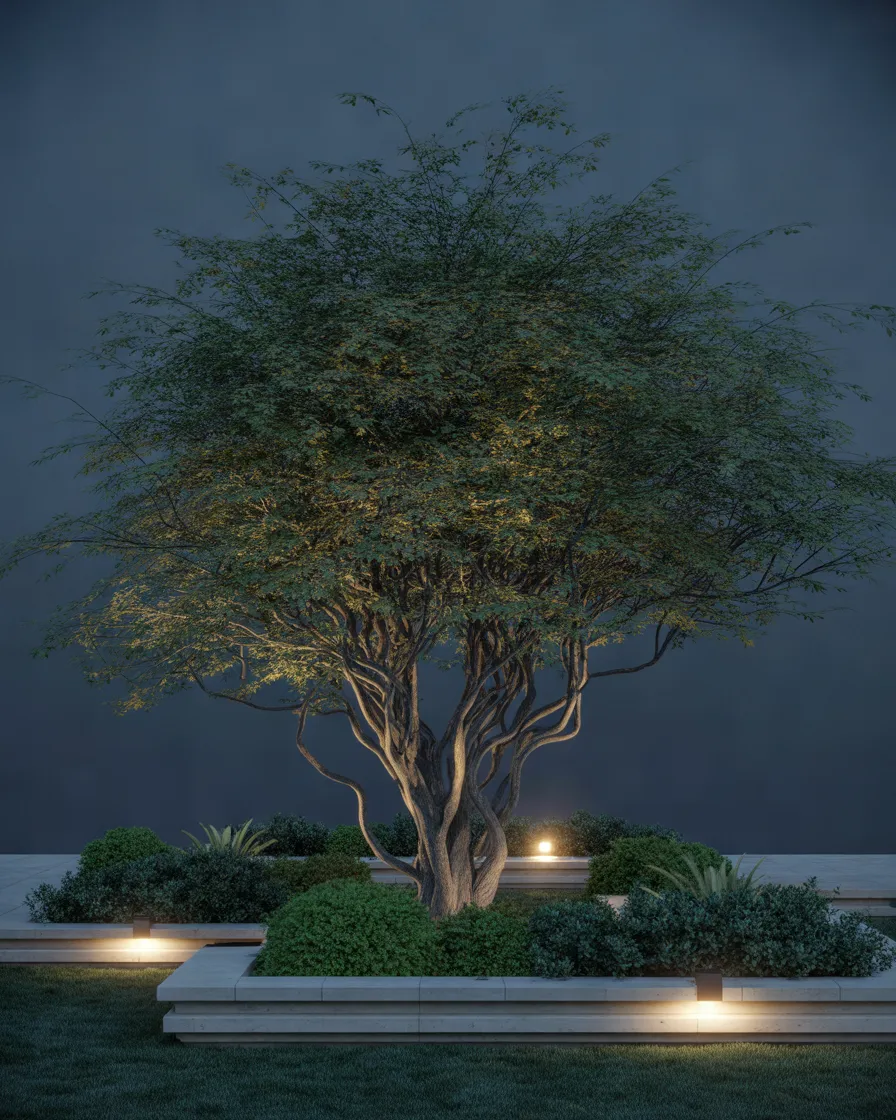 Highlight-Trees-With-Uplighting