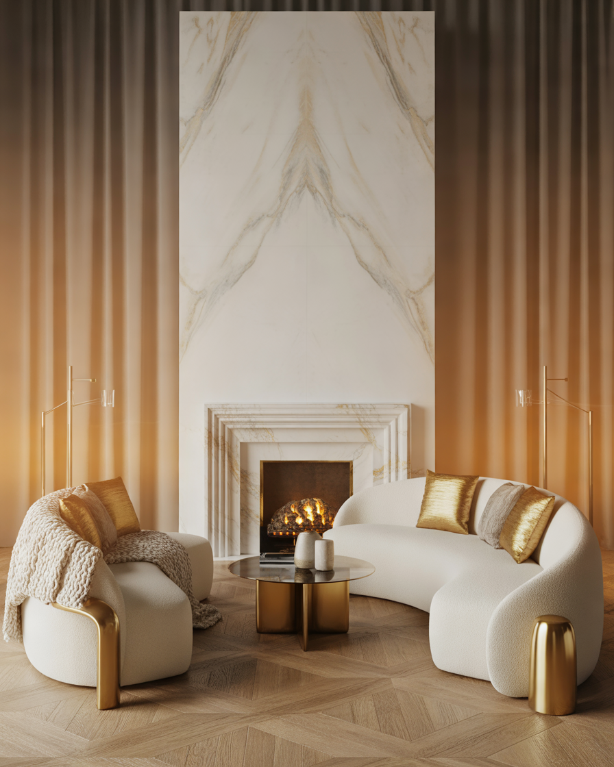 Marble-Surround-Fireplace-for-a-Luxury-Contemporary-Feel