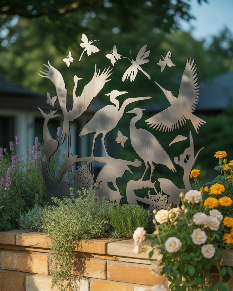 Metal-Animal-Wall-Sculptures-for-a-Unique-Outdoor-Personality