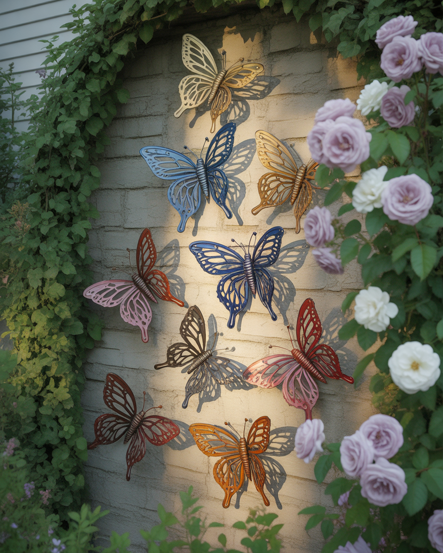 Metal-Butterfly-Wall-Decor-for-a-Whimsical-Garden-Touch