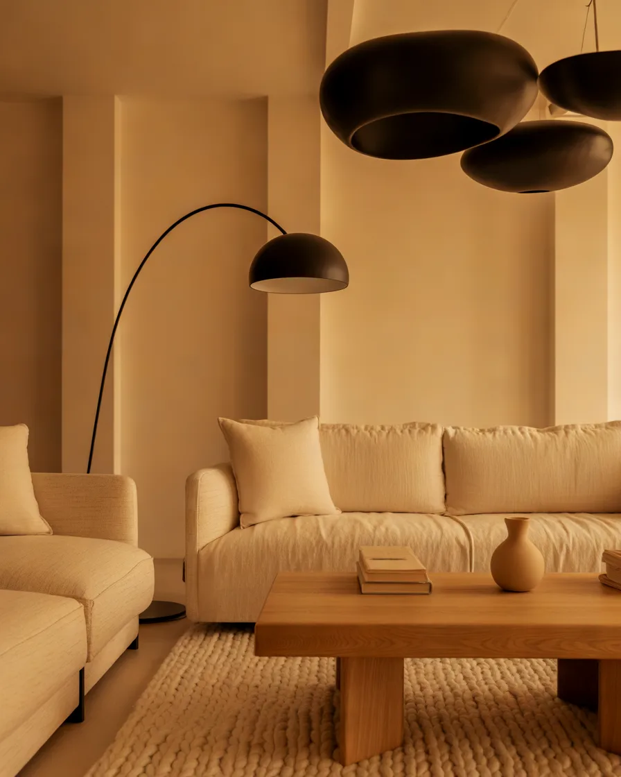 Mix-Black-Fixtures-With-Warm-Interiors