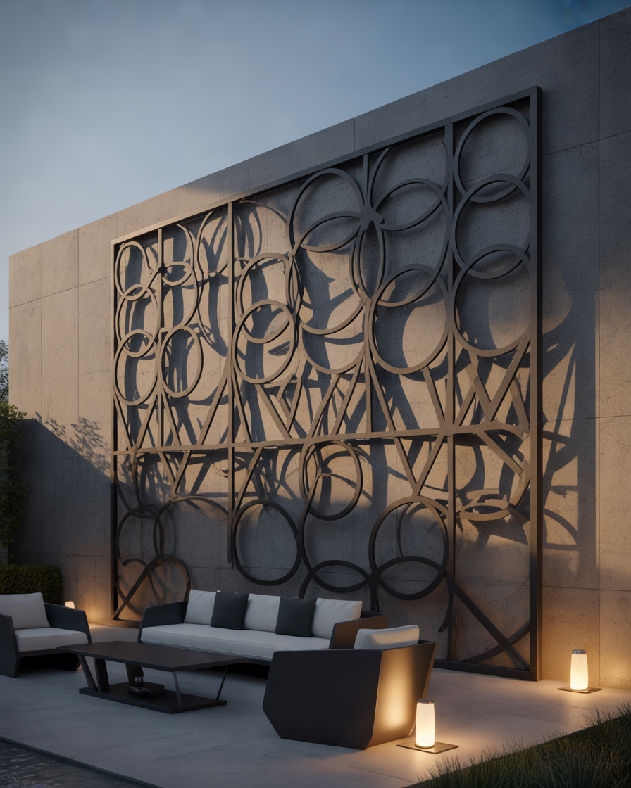 Modern-Geometric-Metal-Wall-Panels-for-a-Contemporary-Outdoor-Look