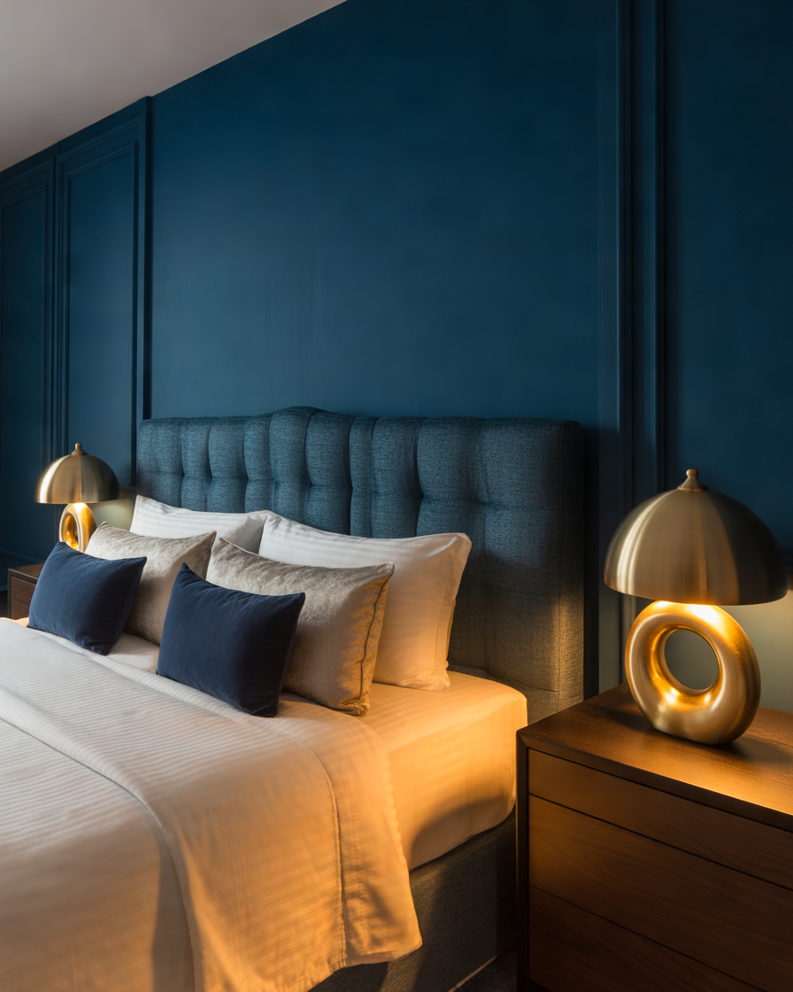 Navy-Blue-–-A-Luxurious-and-Dramatic-Bedroom-Shade