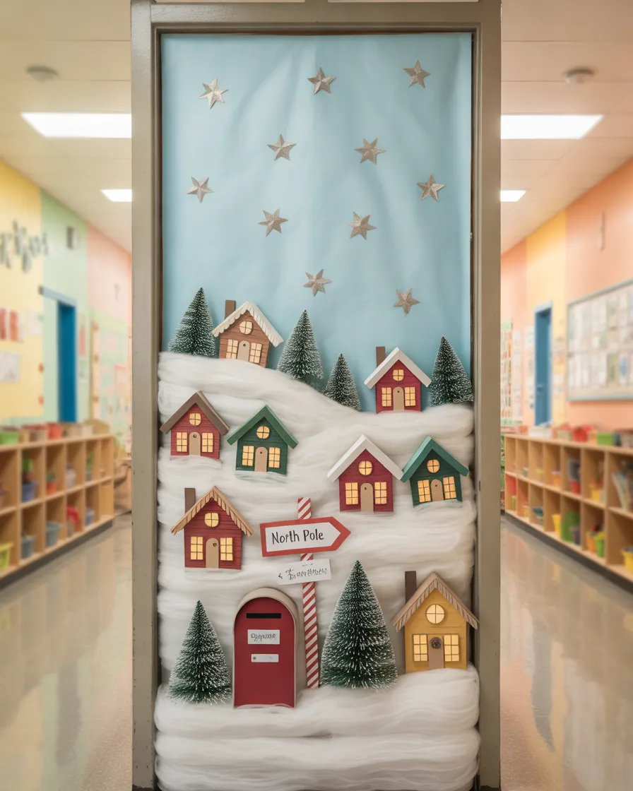 North-Pole-Classroom-Door-With-Santas-Mailbox