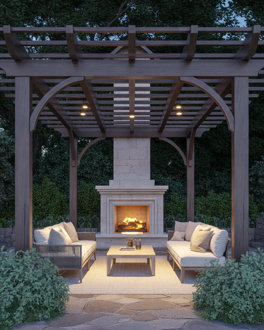 Outdoor-Fireplace-with-a-Pergola