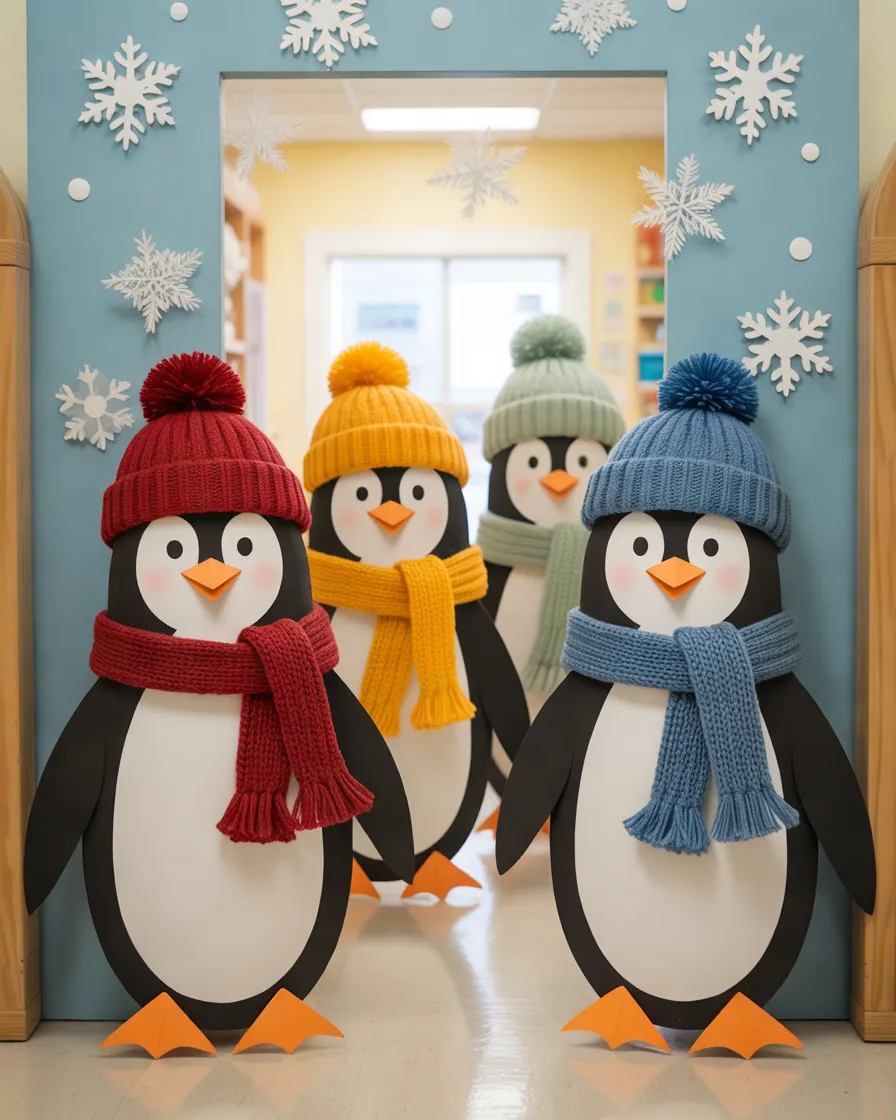 Penguin-Christmas-Classroom-Door