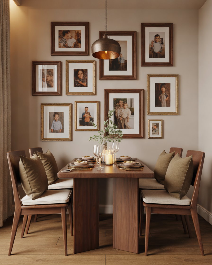 Personalize-Your-Dining-Room-Wall-With-Family-Memories