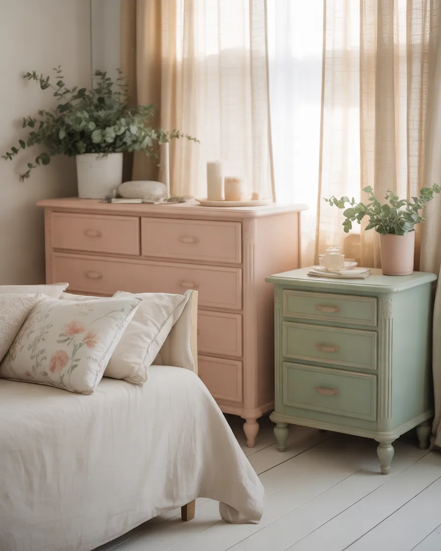 Refresh-Bedroom-Furniture-With-Pastel-Paint