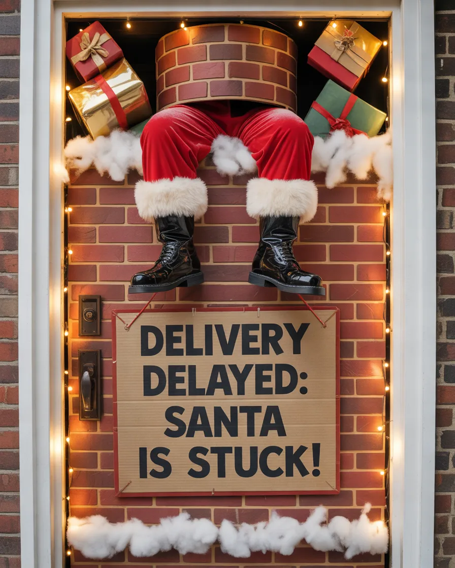 Santa-Stuck-in-the-Chimney