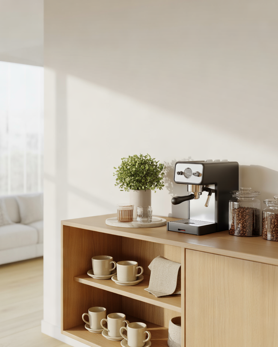 Scandinavian-Coffee-Bar-Cabinet-with-Simple-Natural-Beauty