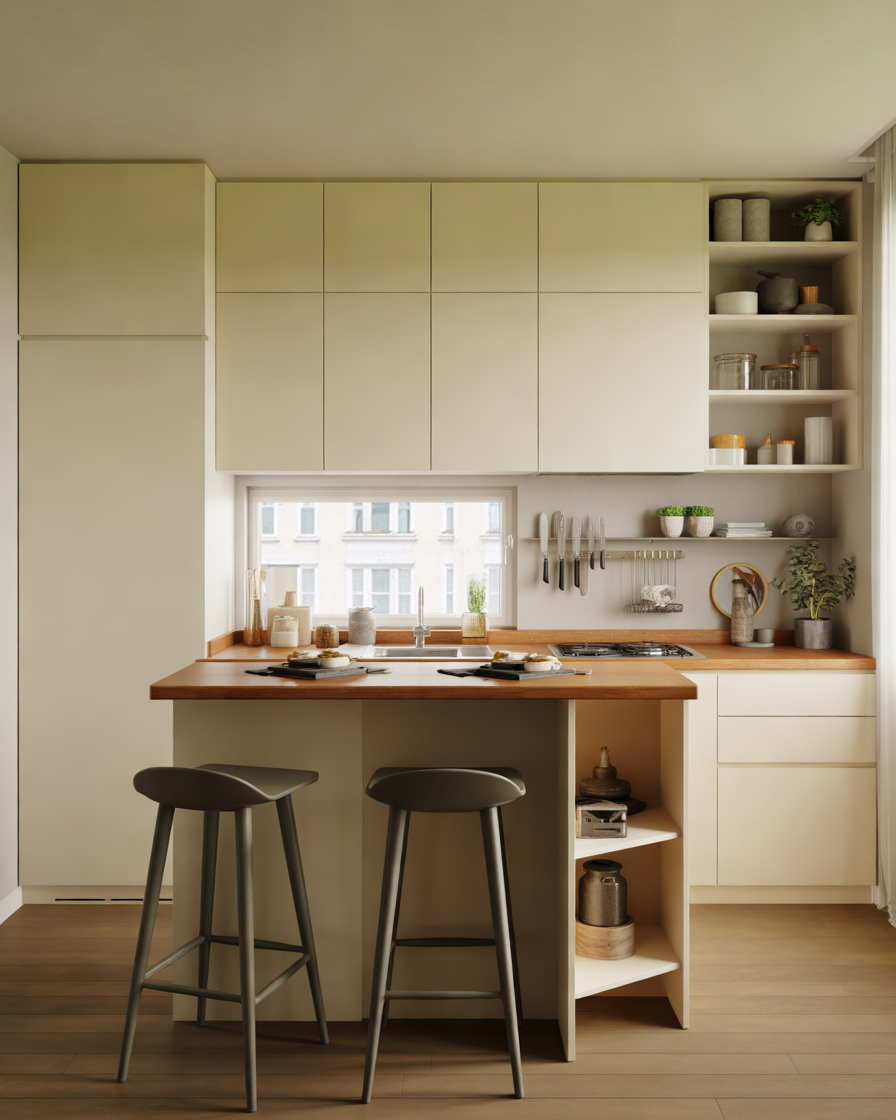 Small-Open-Kitchen-With-Compact-Island-for-Smart-Space-Planning
