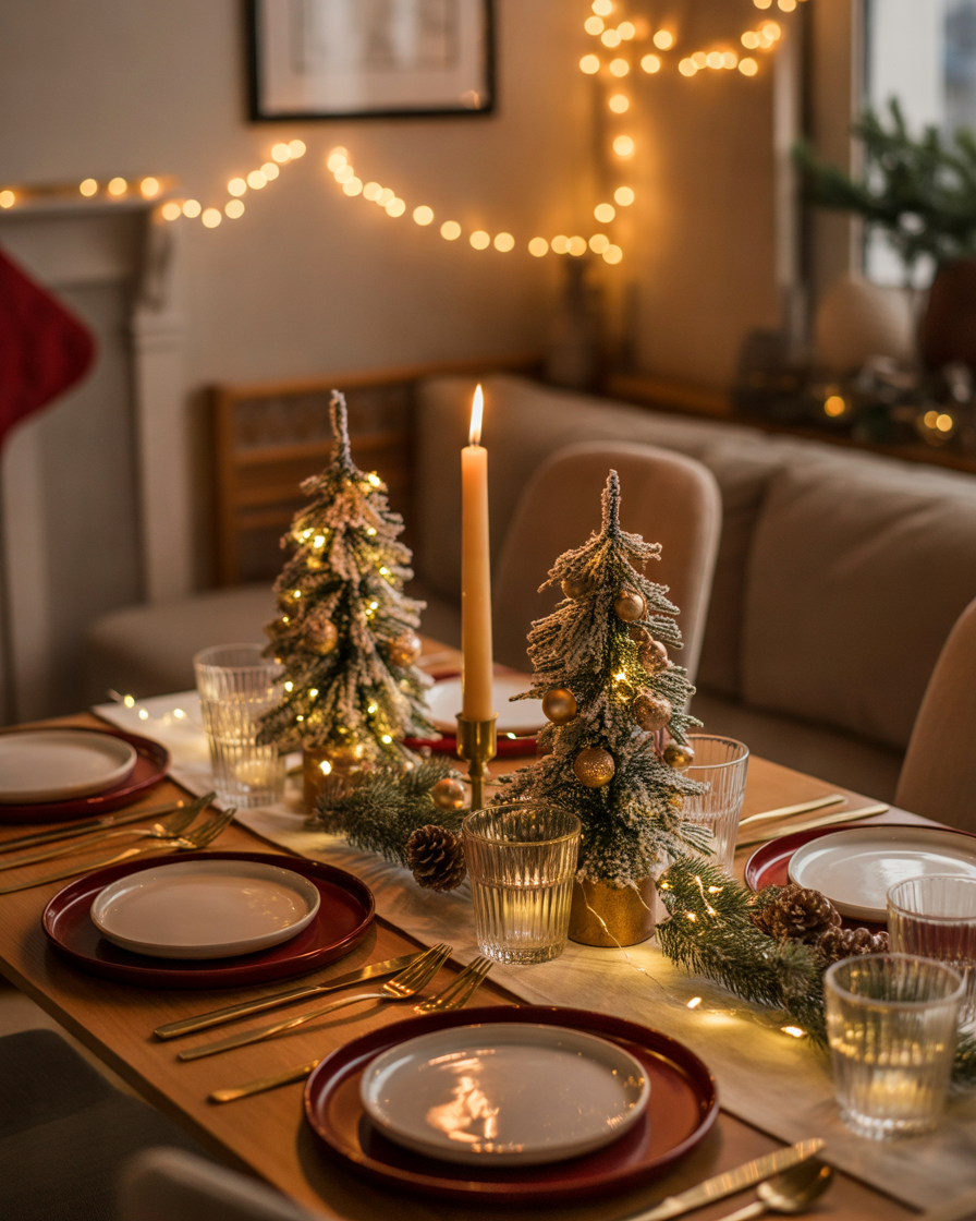 Small-Space-Christmas-Table-Decoration-Ideas