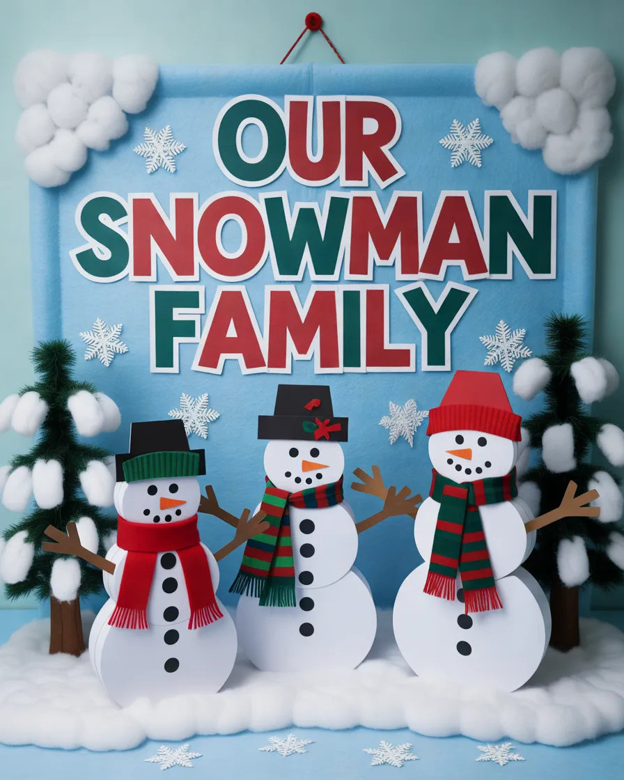 Snowman-Family-Christmas-Scene