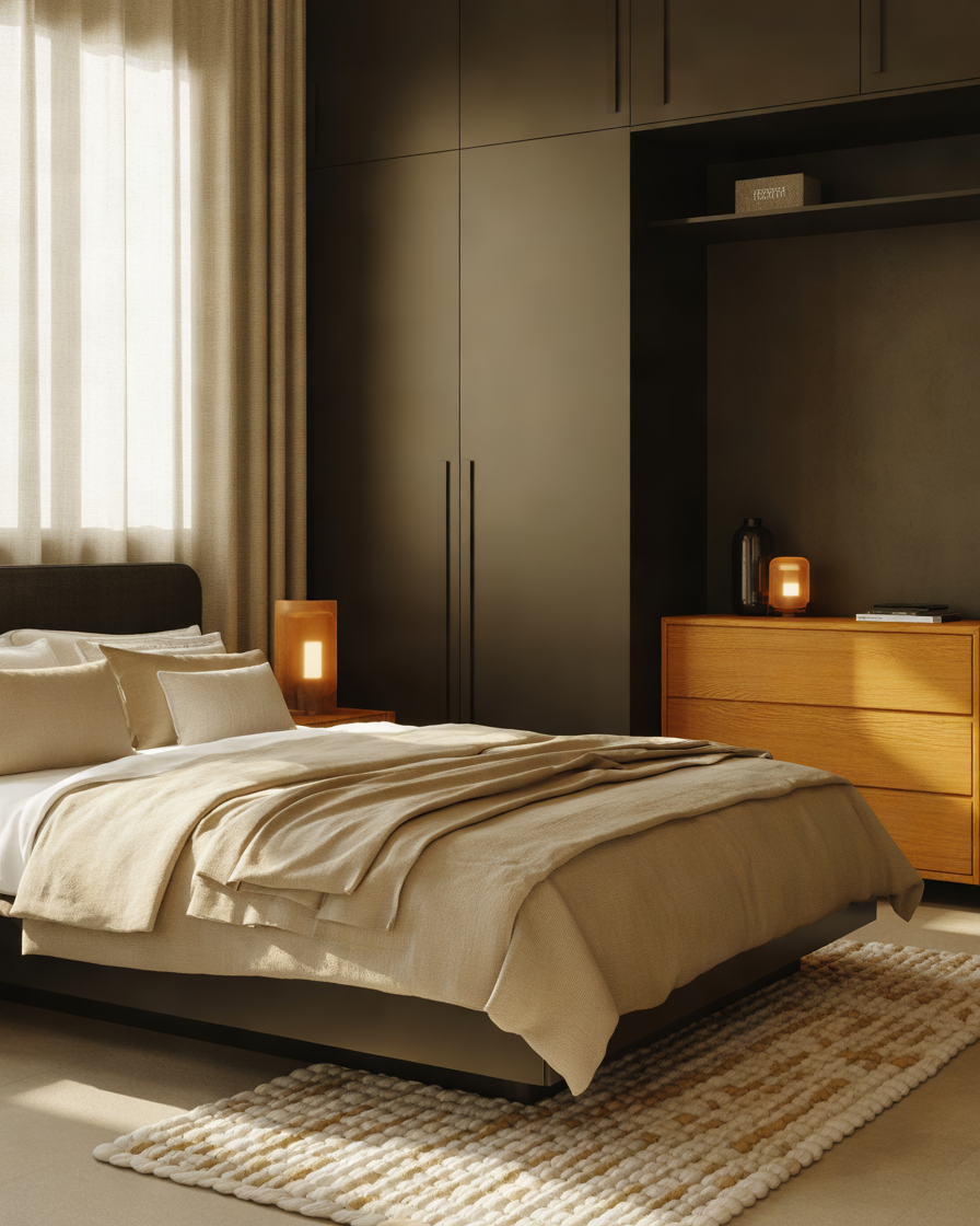Soft-Black-and-Honey-Oak-Bedroom-Furniture