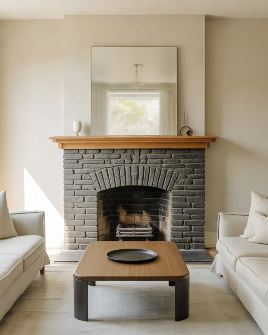 Stone-Fireplace-Makeover-with-a-Fresh-Updated-Look