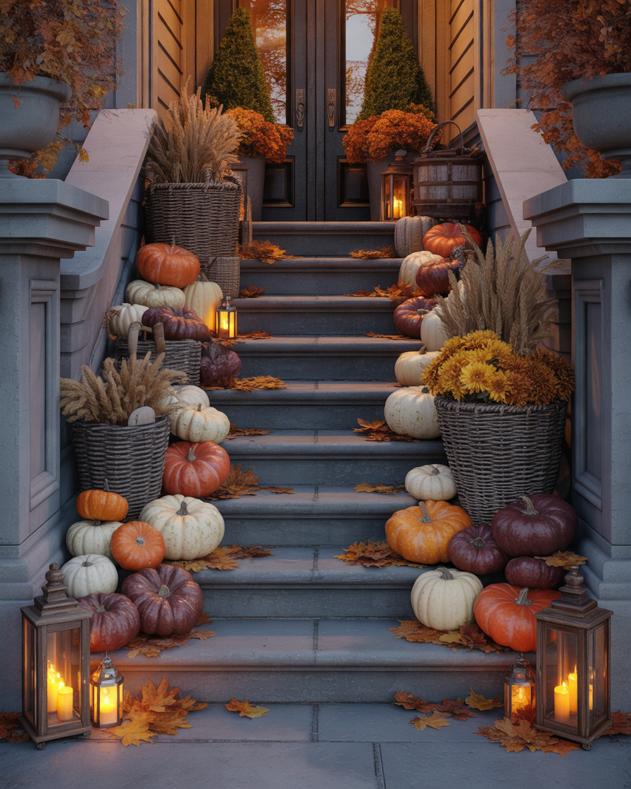 Style-Your-Porch-Steps-With-Autumn-Decorations