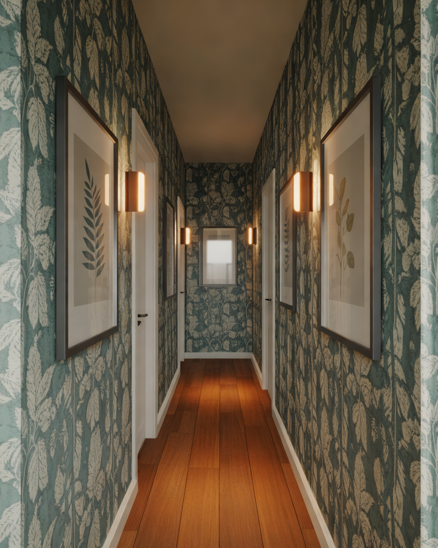 Transform-the-Hallway-With-Wallpaper-and-Texture