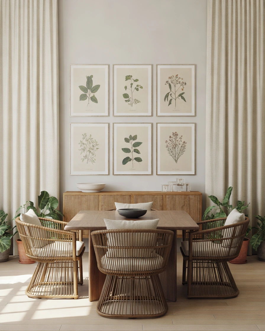 Use Botanical Prints for a Fresh Natural Look