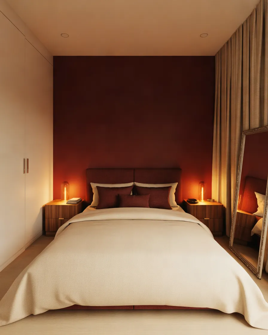 Use-Burgundy-in-a-Small-Bedroom