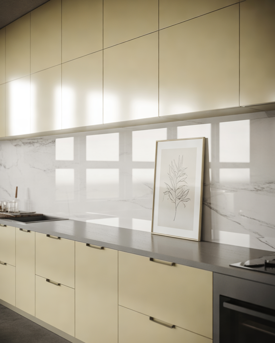 Use-Minimalist-Line-Art-for-a-Modern-Kitchen
