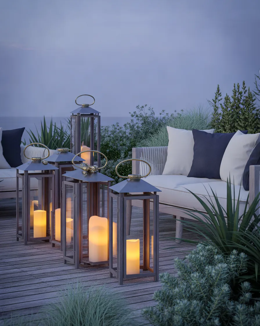 Use-Nautical-Outdoor-Lanterns-for-Warm-Evening-Lighting