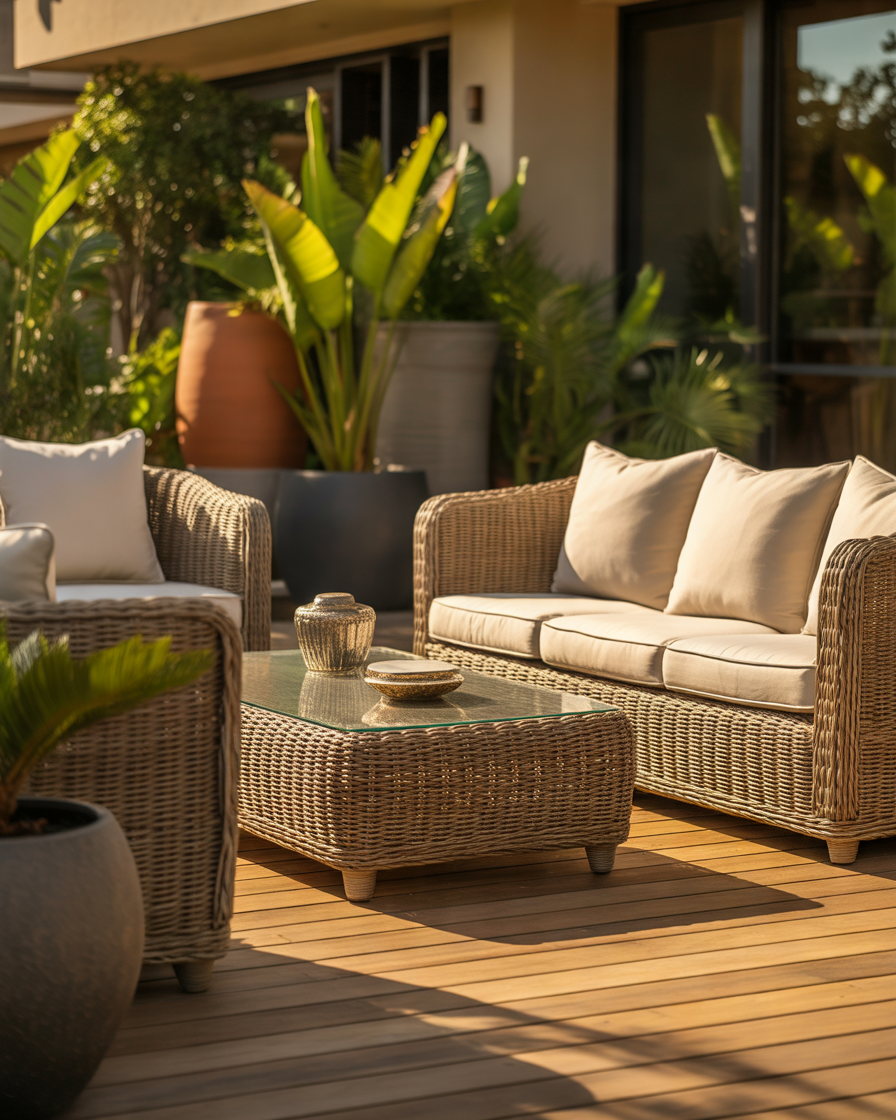 Use-Wicker-and-Rattan-Furniture-for-a-Natural-Outdoor-Look