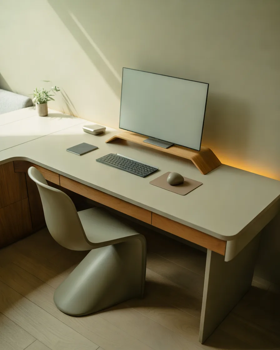 Use-a-Minimalist-Desk-Setup-with-Hidden-Cables