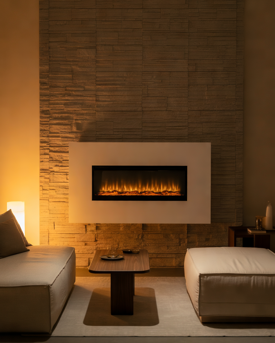 Wall-Mounted-Fireplace-for-Small-Modern-Homes