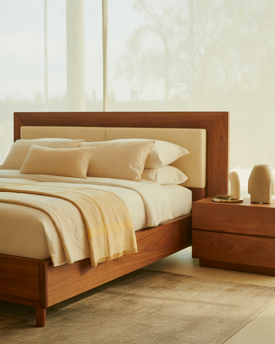 Walnut-and-Cream-Bedroom-Furniture